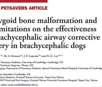 VET Zentrum Journal Club 📚 Spielt die Ausbildung (va die latero- laterale Dimension) der Hamuli des Os pterygoideum eine...