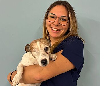 Jacky trifft auf Jacky! 💞 
Unser heutiger VET Zentrum Sonnenschein🌞, ophthalmologische Patientin "Jacky", trifft auf...